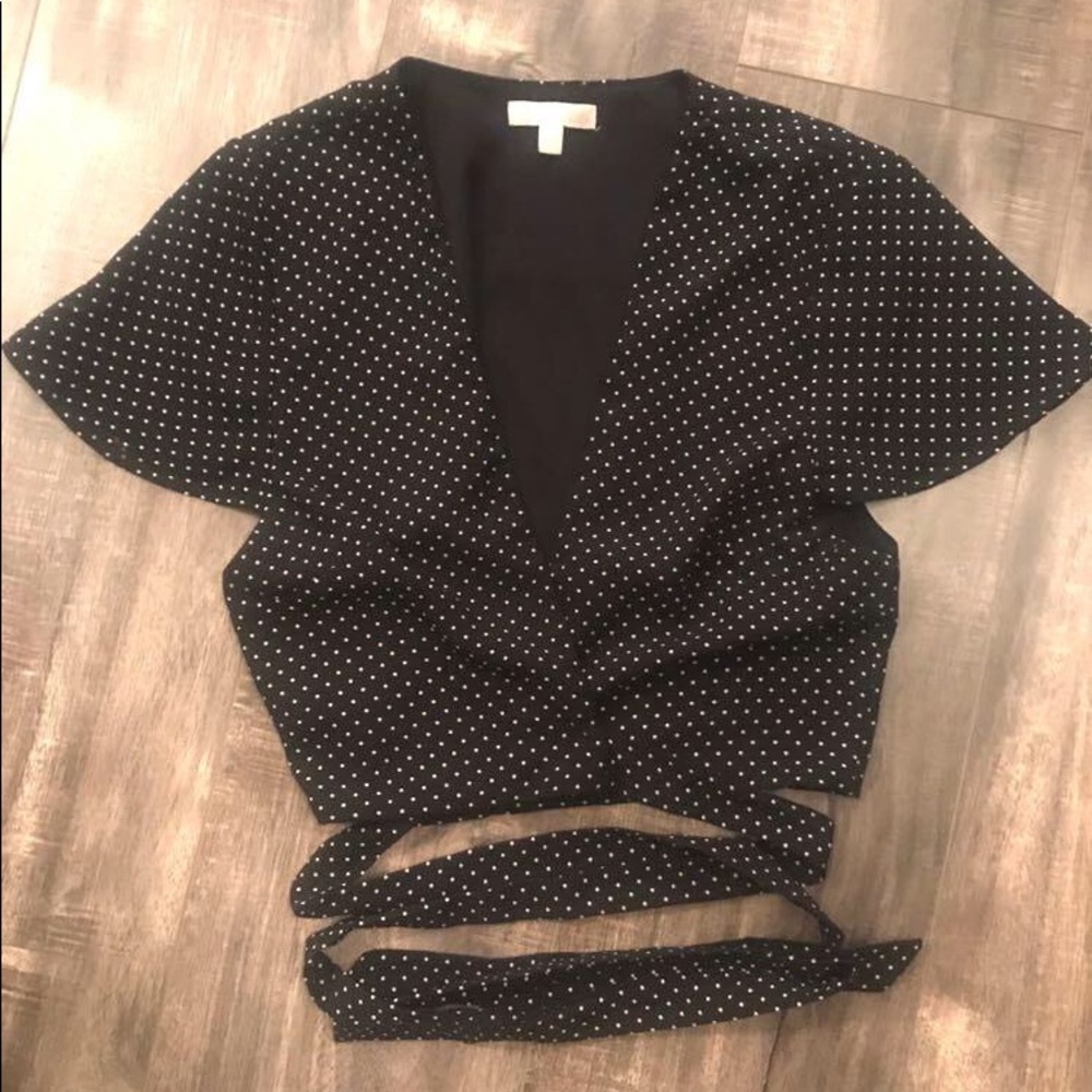 Gianni bini wrap tie top